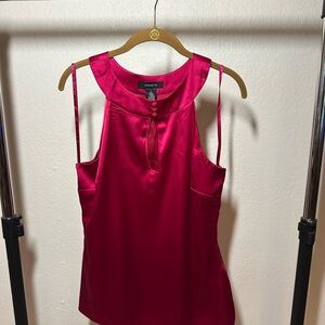 VINTAGE ARDEN B Women's Pink Satin Top